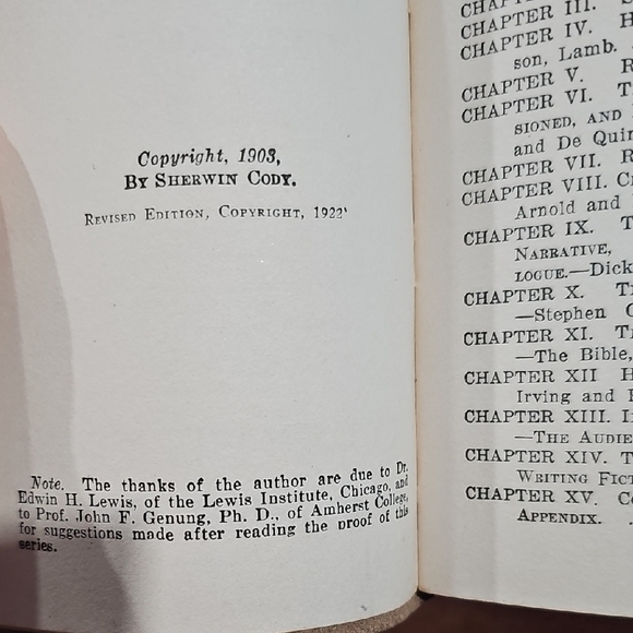 The Art of Writing & Speaking The English Language Sherwin Cody 1922 Composition - Picture 4 of 4